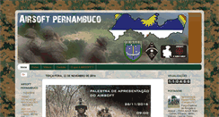 Desktop Screenshot of airsoftpernambuco.com